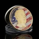 The 46th USA President Joseph Robinette Biden Colorized Gold/Silver Plated Challenge