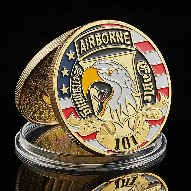 2023 USA Army 101st Ariborne Division Commemorative Challenge Coin Token