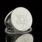 America President Donald Trump Silver Plated Collectible President Coin