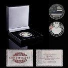 USA Emblem Core Values Police Department Officer Faithful Challenge Coin Token