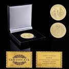 2019 50th Anniversary Apollo 11 Moon Landing Mercury Gemini Gold/Silver Plated Comme