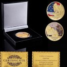 USA Challenge Coin Collection Statue of Liberty Bald Eagle Strength Freedom Collectible