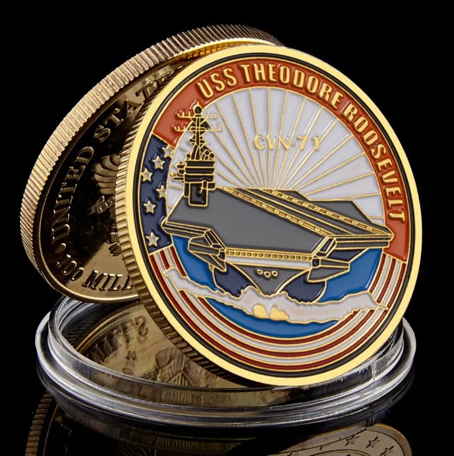 USA Aircraft USS Theodore Roosevelt CVN-71 Department of The Navy Great Seal Carrier