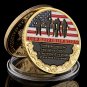 USA Thank You For Your Service Flag Duty Honor Fire Rescue God Bless FireFighters Comme