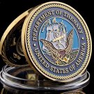 USA Military Department of The Navy Great Seal American Gold Challenge Coin Collection