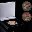 1950-1953 Korean War The 38TH Parallel US.Army IX Corps Forgotten War Challenge Coin W/