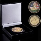 1776 United States Declaration of Independence Copper Challenge Coin USA Collection