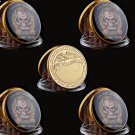5PCS USA Army Sniper Original One Shoot One Kill American Eagle Military Challenge Coins
