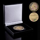 1990-1991 USA Challenge Coin Middle East Operation Desert Storm Veteran Hooray For Heroes