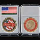 USA 911 Attack Multicolor Challenge Coin USA God Bless Honor Courage Commitment Commemorative
