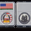 Silver Liberty Eagle 1OZ May You Never Walk Alone Again Military Challenge Coin W/ PCCB
