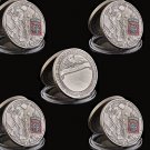5PCS/Lot 82nd Airborne Division Anniversary All American Eagle Army Challenge Coin