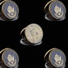 5PCS USA Phoenix Police Department Coin Bronze Token Saint Michael Challenge Coin Collectibles