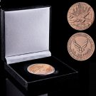 Air Force Coin C-17 Globemaster II Copper US Military Commemorative Coin W/ Acrylic Box