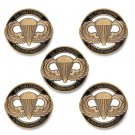 5PCS US Military Always Earned Never Given U.S Paratrooper Challenge Coin/Medal