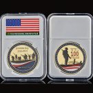 1918-2018 WWII USA Challenge Coin 100th Anniversary Great Seal Collectible Token US Coin