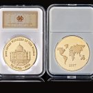 2017 Asian India Taj Mahal World New Seven Wonders Coin Plated Gold Medal Online For Collection