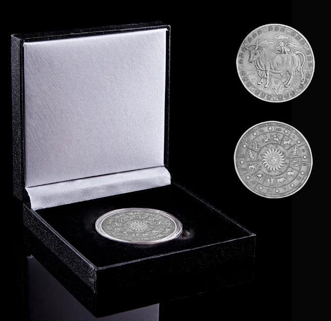 2023 Constellation Lucky Coin Arts Patron Taurus Zodiac Collectible Coin W/ Luxury Box