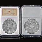 Twelve Constellations Aries Sign Antique Silver Embossed Aquarius Commemorative Value Coin
