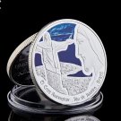 Brazil Rio Landmark Jesus Christianity Commemorative South America Lucky Silver