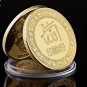 Saudi Arabia II Islam Gold Plated Metal Coin Muslim Haj Allah Bismillah Koran Souvenir Replica Coin