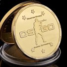 CS GO Counter Strike Design Gold Commemorative Games Coin Collection