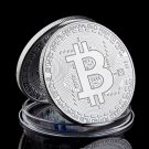 Bitcoin Collectible Gold/Silv Plated Coin Art Collection Gift Physical Casascius Bit BTC Commem