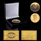 2023 God Jesus Satan The Last Dinner Supper Bible Artist Gold Coin Queen Elizabeth