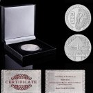 Ancient Egyptian Pyramids Sphinx Silver Plated Collectibles Challenge Art Coin
