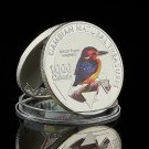 2015 African Gambian Republic Natural Treasure Animal Pygmy Kingfisher 1000 Dalasis