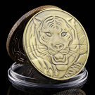Chinese Mythical Beasts Coins Collectibles Dragon Tiger Zodiac Tai Chi Yingyang Commem