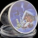 2023 Santa Claus Christmas Club Coin Santa Christmas Medallion Coin Keepsake Gift