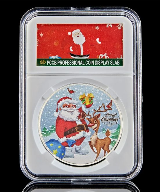 2023 Christmas Coin Ornaments Gift Silver 1OZ Coin Frosty The Snowman Happy Holiday