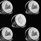 5PCS Commemorative Titanic Silver Coin 1912 100 Year Anniversary Memory Of Rms Victims