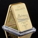 German Die Bismarck Battleship Gold Plated Bullion Bar/Coins 1OZ Germany Navy