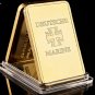 German Die Bismarck Battleship Gold Plated Bullion Bar/Coins 1OZ Germany Navy