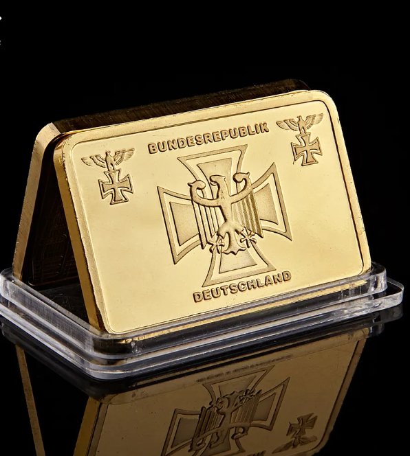 Gold Deustche Bundesrepublik 1OZ Gold Bar Germany Commemorative Bullion Bar Collection