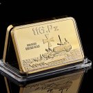 German WWII 116.PZ Tank Division Commemorative Gold Clad In Bar Fine 999/1000