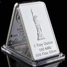 USA Eagle Statue of Liberty Commemorative Coins United State Rectangle