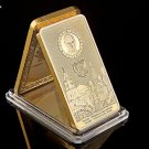 Russia Gold Bar Russian President Vladimir Putin And Kremlin Gold Bar 1OZ Replica Souvenir