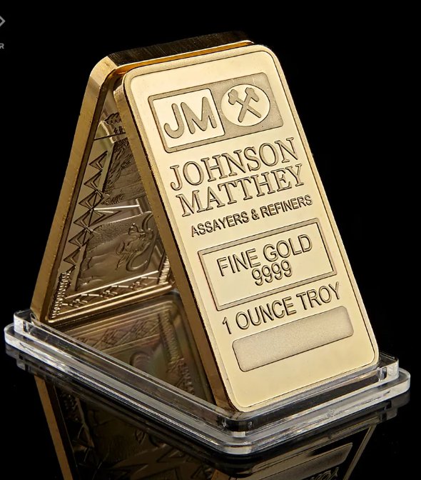Johnson Matthey Replica Fine Silver 999 1 Ounce Troy Bar/Coin Collection Gifts
