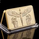 Gold /Silver Christ Good Friday Jesus And Angel Bullion Bar Souvenir Gold Bar For Christian