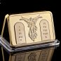 Gold /Silver Christ Good Friday Jesus And Angel Bullion Bar Souvenir Gold Bar For Christian