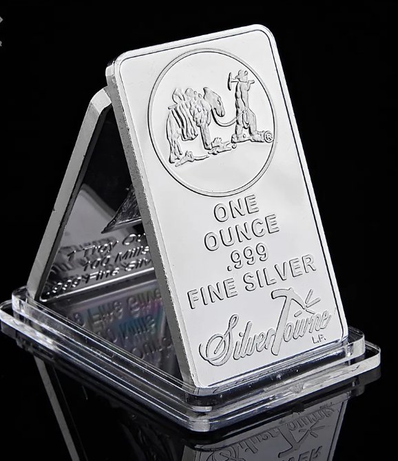 American Prospector 1OZ 999 Value Fine Silver Bullion Bar US Union Metal Coin Collectible