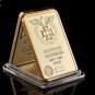 German Eagle Golden Beauty Bar 1 Ounce Deutsche Iron Cross Bar 1 OZ Germany 999 Gold