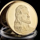 Christ Jesus Gold Bar Jesus&Angel 1 OZ Gold Replica 999 Gold Clad Bullion Ba