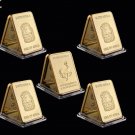 5PCS 1967 South Africa Wildlife King Of Animal Lion Fyngoud Fine Gold Coin 100 Mills