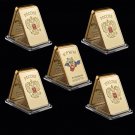 5PCS Soviet Union USSR National Emblem Clad in Gold 1OZ Bar Ukraine Commem