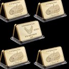 5PCS 1947-1974 Vietnam war US Air Force F-16 Fighting Falcon Replica Medalli