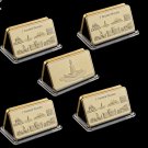 5PCS World's Seven Wonders Souvenir Old Culture Coin Collectible Gifts